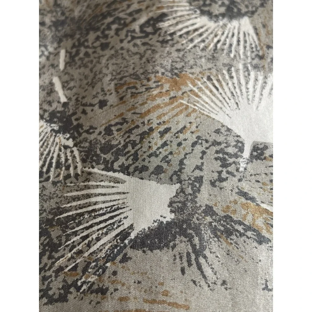 Vintage Firethorn 100% Silk Button-Up Shirt – Abstract Desert Palm Print (XL) - Picture 6 of 9